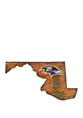 BALTIMORE RAVENS DISTRESSED RUG