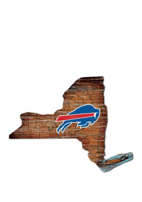 Fan Creations NFL Buffalo Bills Distressed State Cutout Wall Art, Blue