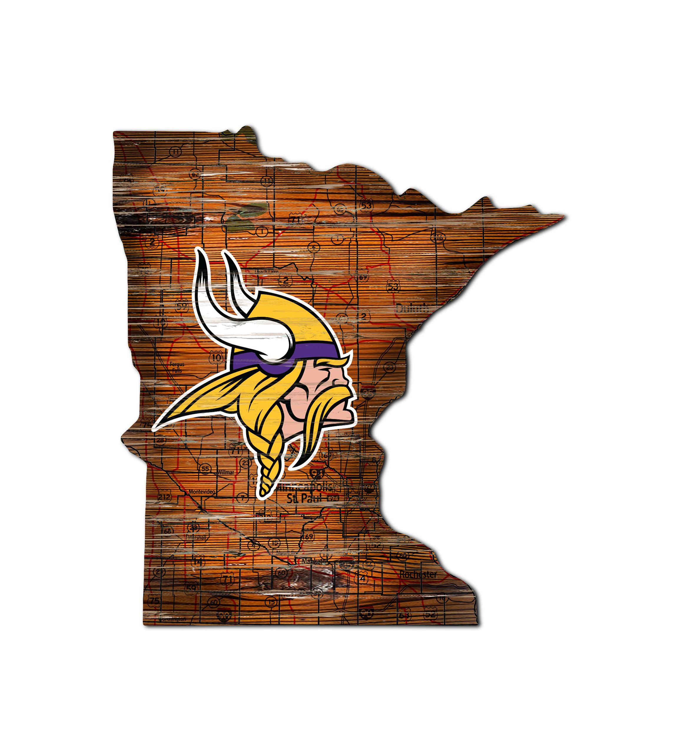 NFL Los Angeles Rams Distressed State Cutout Wall Art