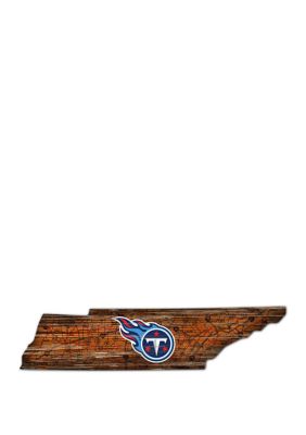 NFL Tennessee Titans Distressed Logo Cutout Sign