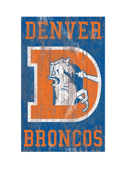 Fan Creations NFL Denver Broncos 11 in x