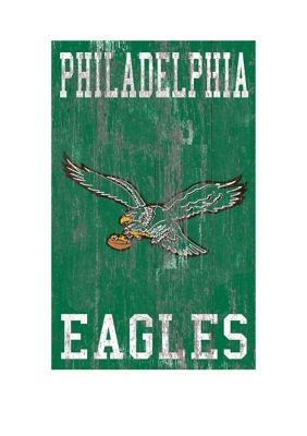 Belk NFL Philadelphia Eagles 11 in x 19 in Heritage Distressed