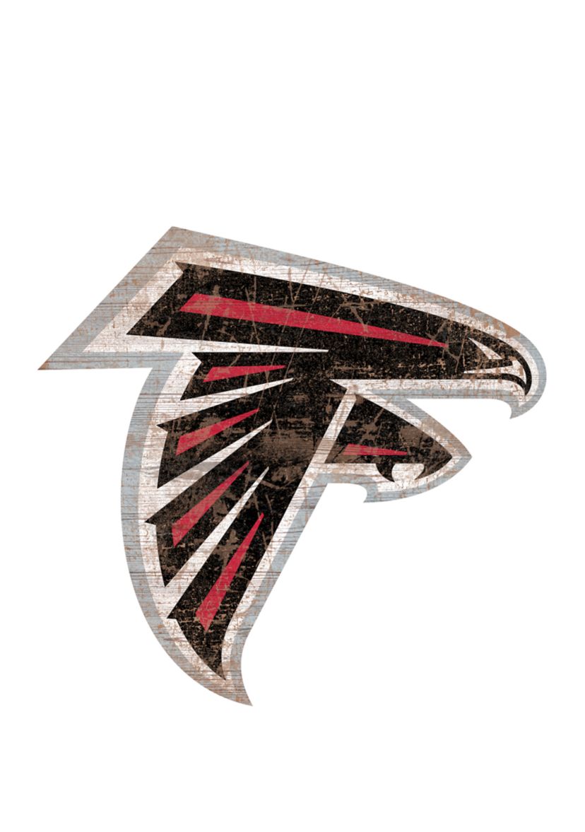 NFL Atlanta Falcons Distressed Logo Cutout Sign