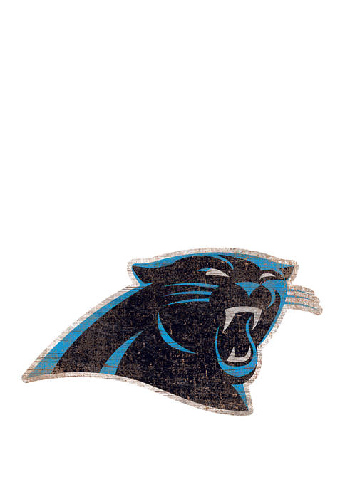Fan Creations NFL Carolina Panthers Distressed Logo Cutout