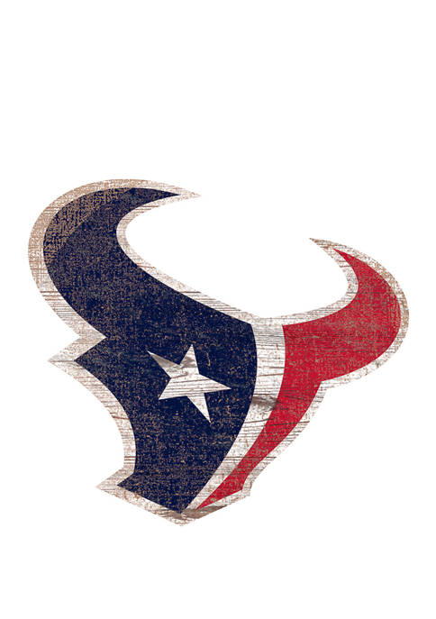 Fan Creations NFL Houston Texans Distressed Logo Cutout