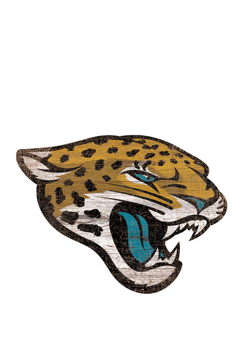 NFL Jacksonville Jaguars Distressed Logo Cutout Sign