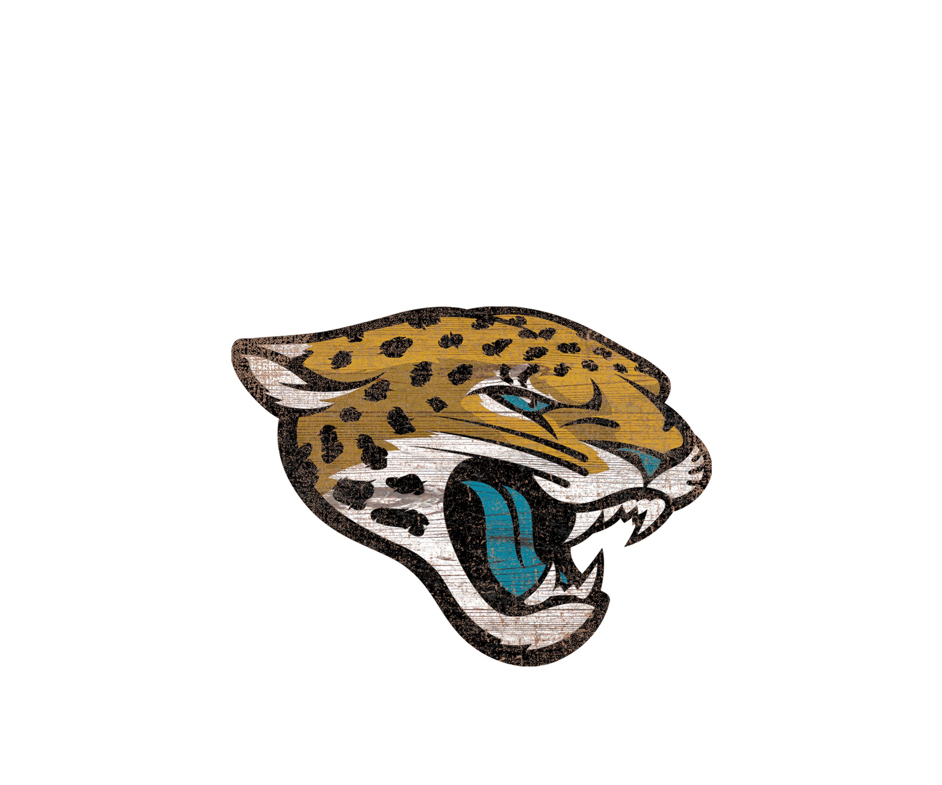 NFL Jacksonville Jaguars Distressed Logo Cutout Sign