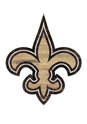 True Fans New Orleans Saints 1/10 CT. T.W. Diamond Logo Necklace