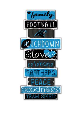 Fan Creations NFL Carolina Panthers Celebrations Stack 24 Inch Sign, Blue