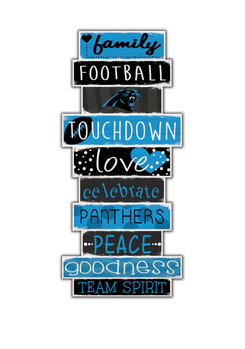 NFL Carolina Panthers Celebrations Stack 24 Inch Sign