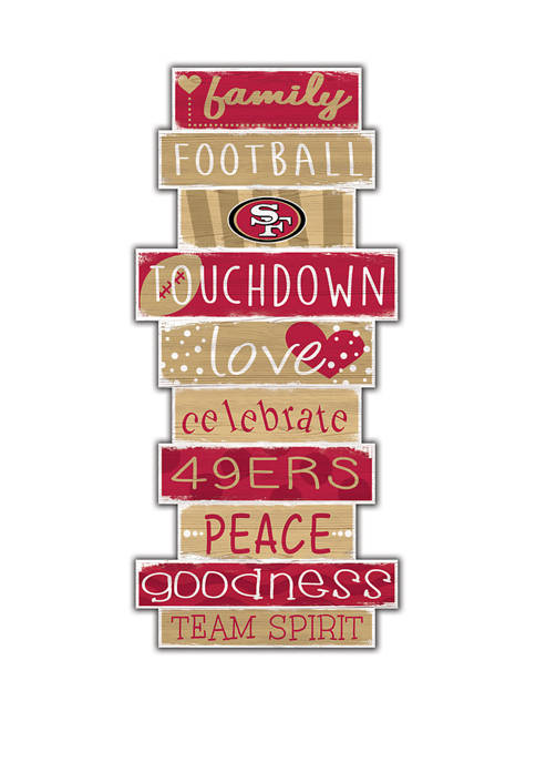 Fan Creations NFL San Francisco 49ers Celebrations Stack