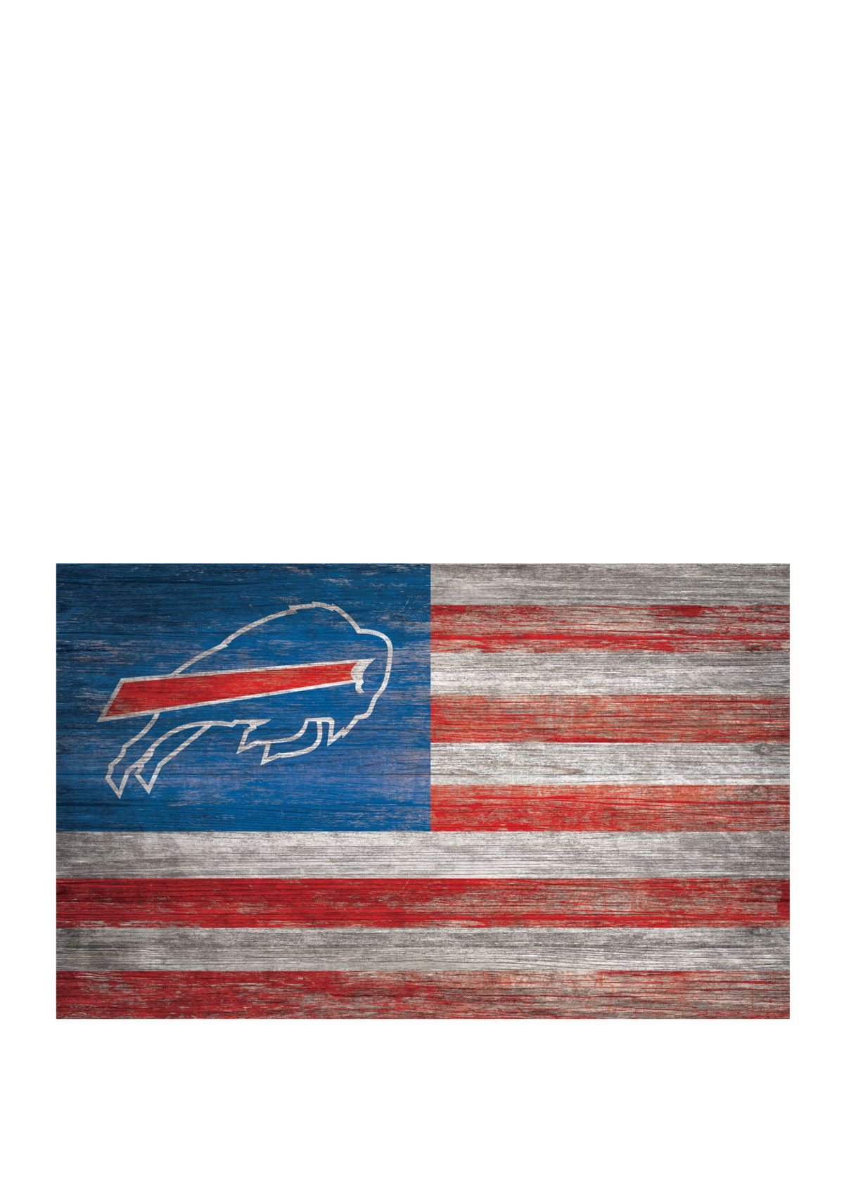 NFL Buffalo Bills 11 in x 19 in Distressed Flag