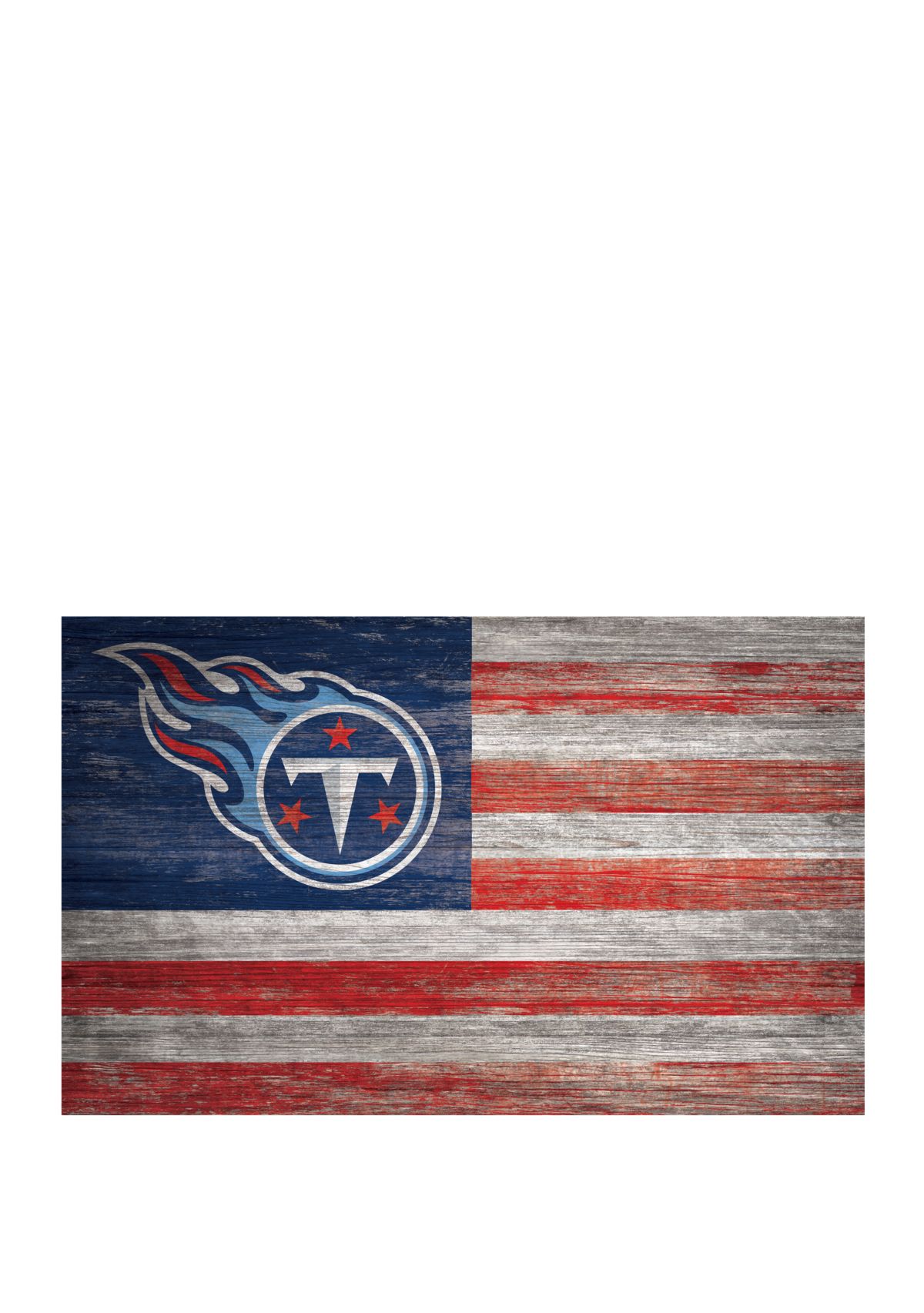 NFL Tennessee Titans 11 in x 19 in Distressed Flag
