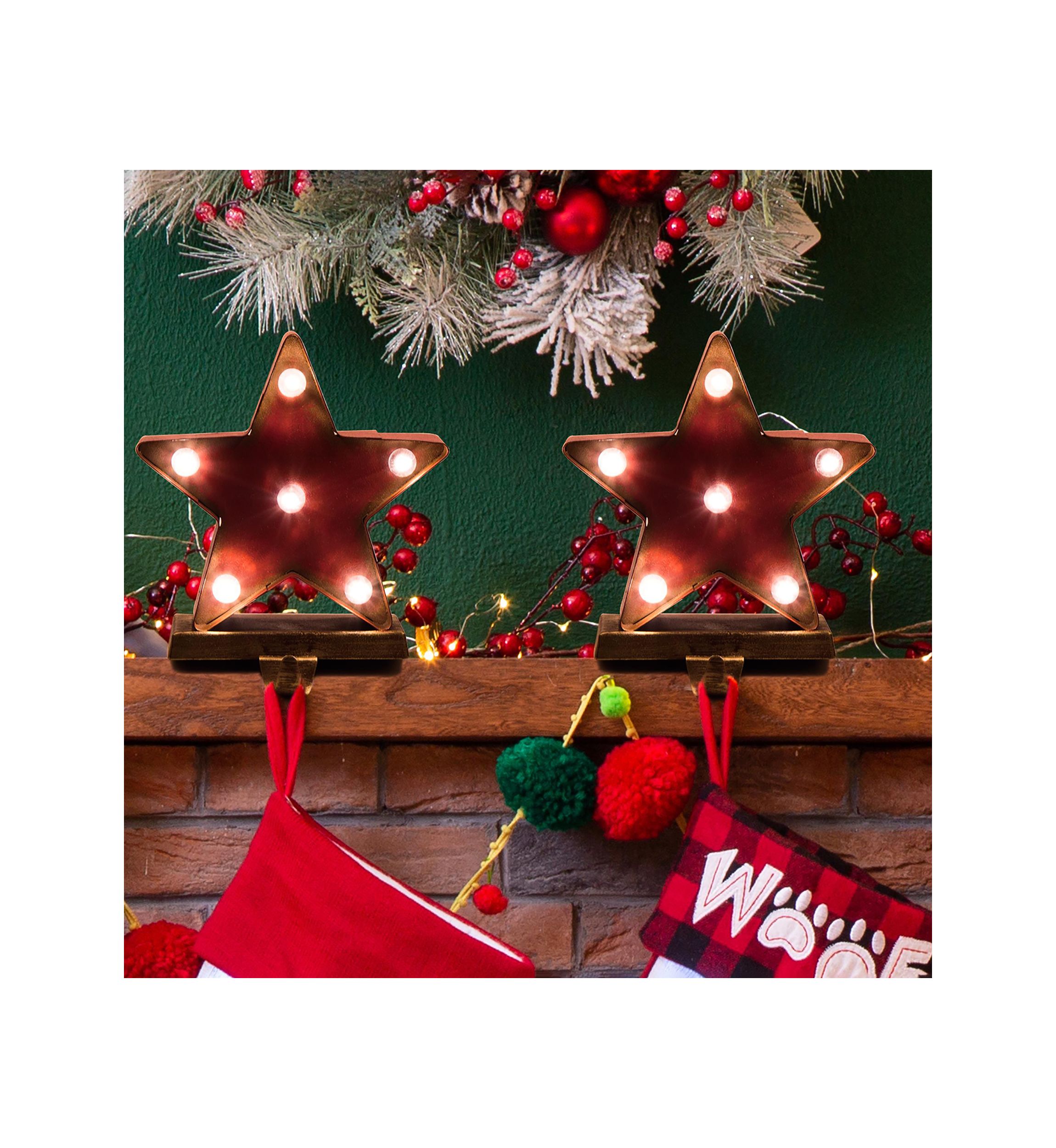 Marquee LED Star Stocking Holder