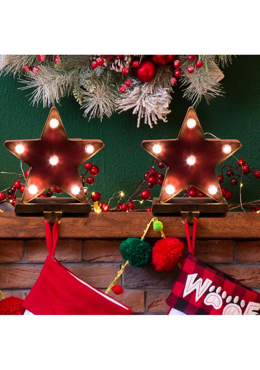 Marquee LED Star Stocking Holder