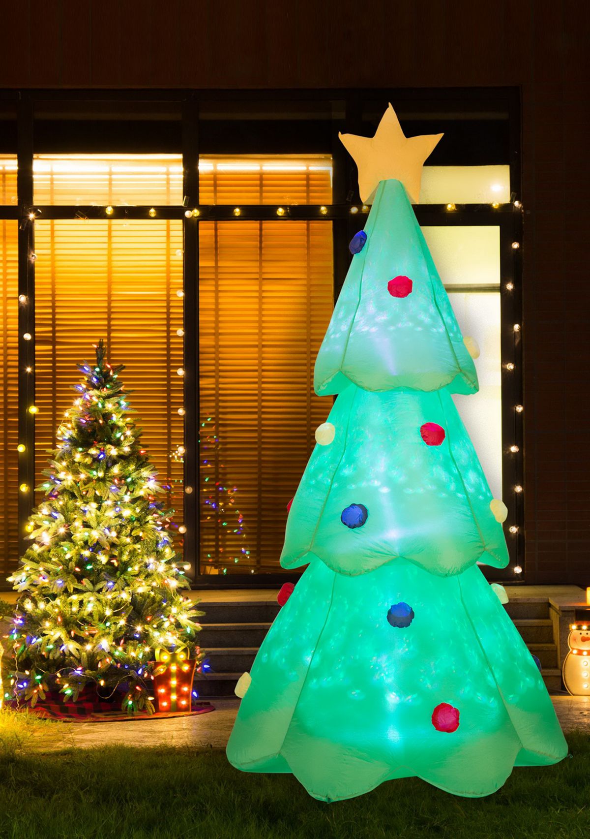 Lighted Inflatable Christmas Tree Décor