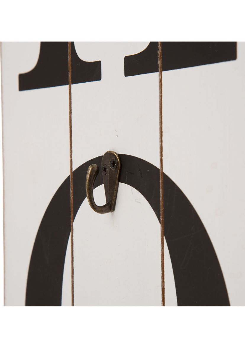 Wooden Home Porch Sign, w/3 Wreathes（Spring / Fall / Christmas）