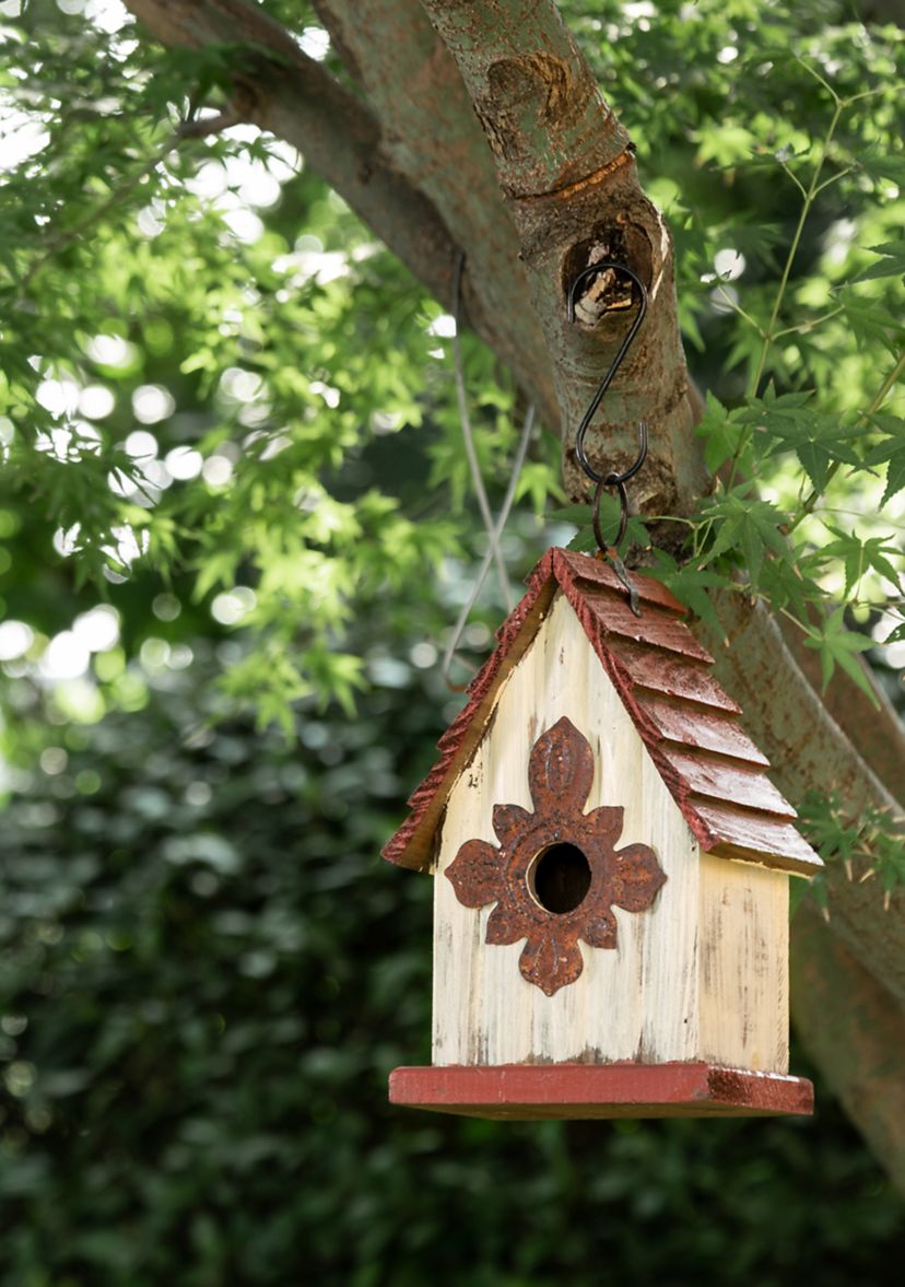 Coastal Free Standing 9 in x 4 in x 4.5 in Birdhouse