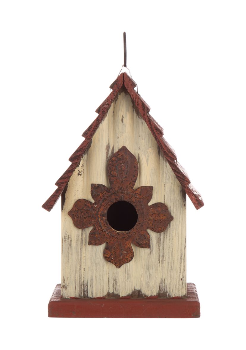 Coastal Free Standing 9 in x 4 in x 4.5 in Birdhouse