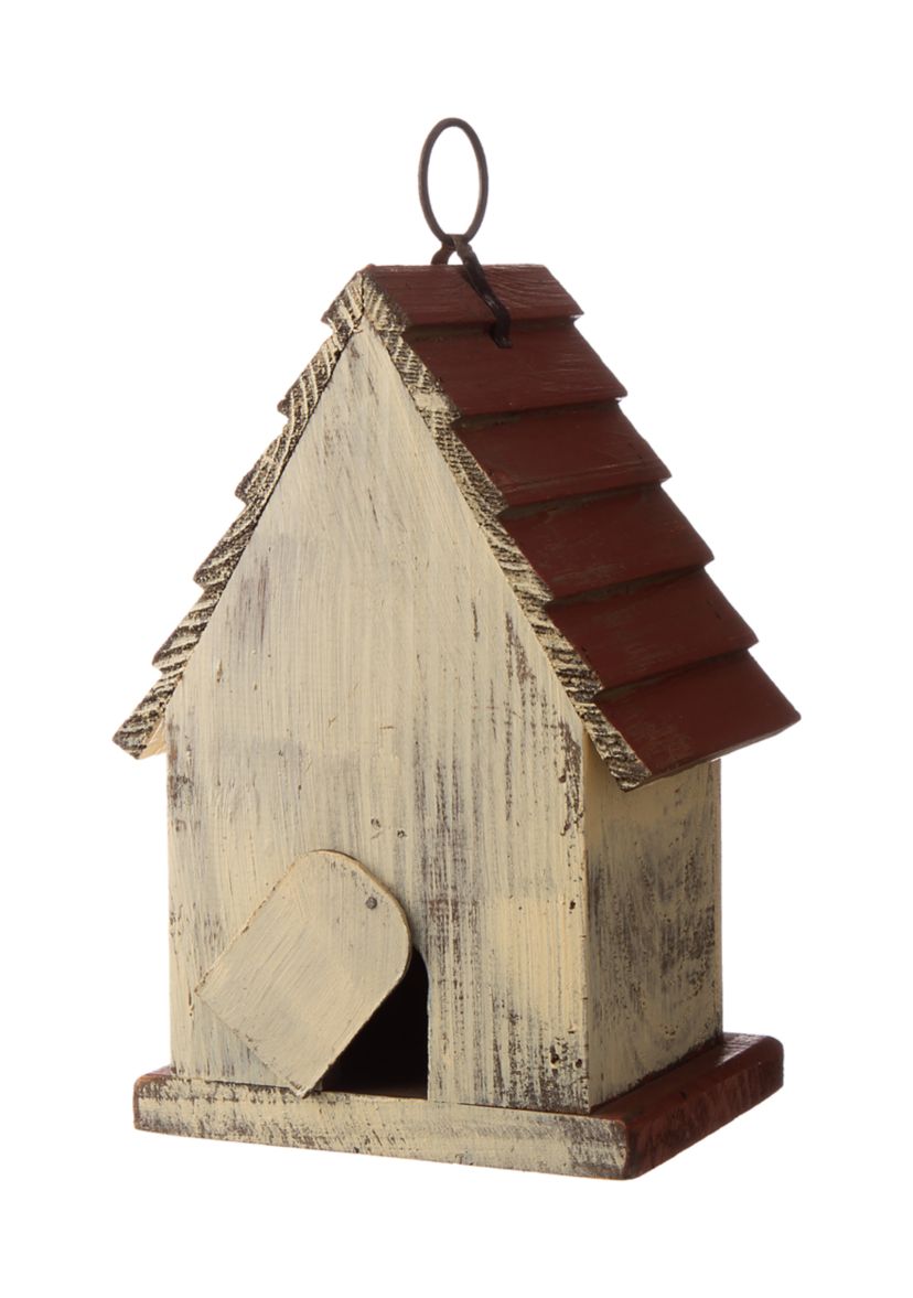 Coastal Free Standing 9 in x 4 in x 4.5 in Birdhouse