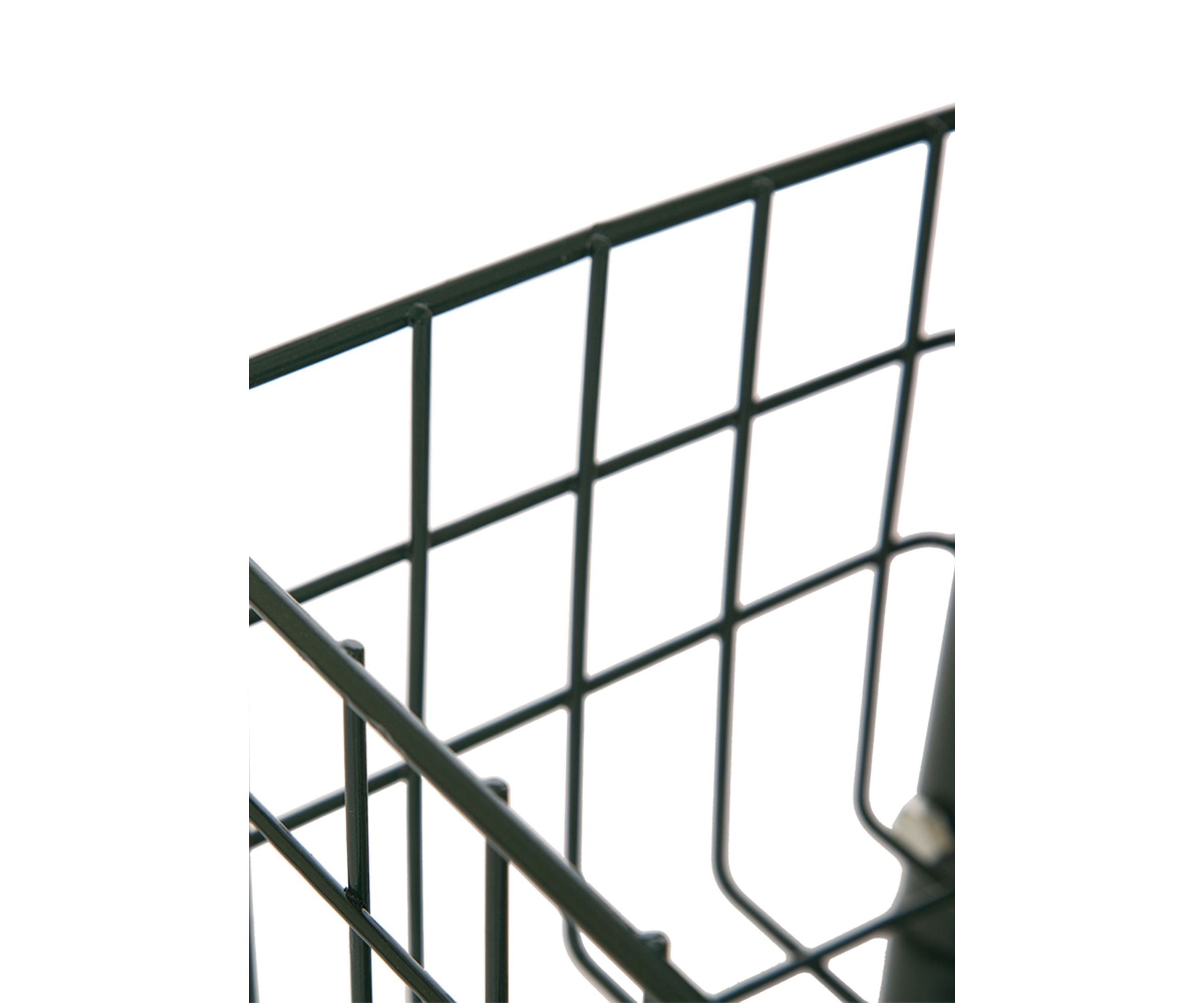 Green Steel 4-Wheel Garden Hose Reel Cart
