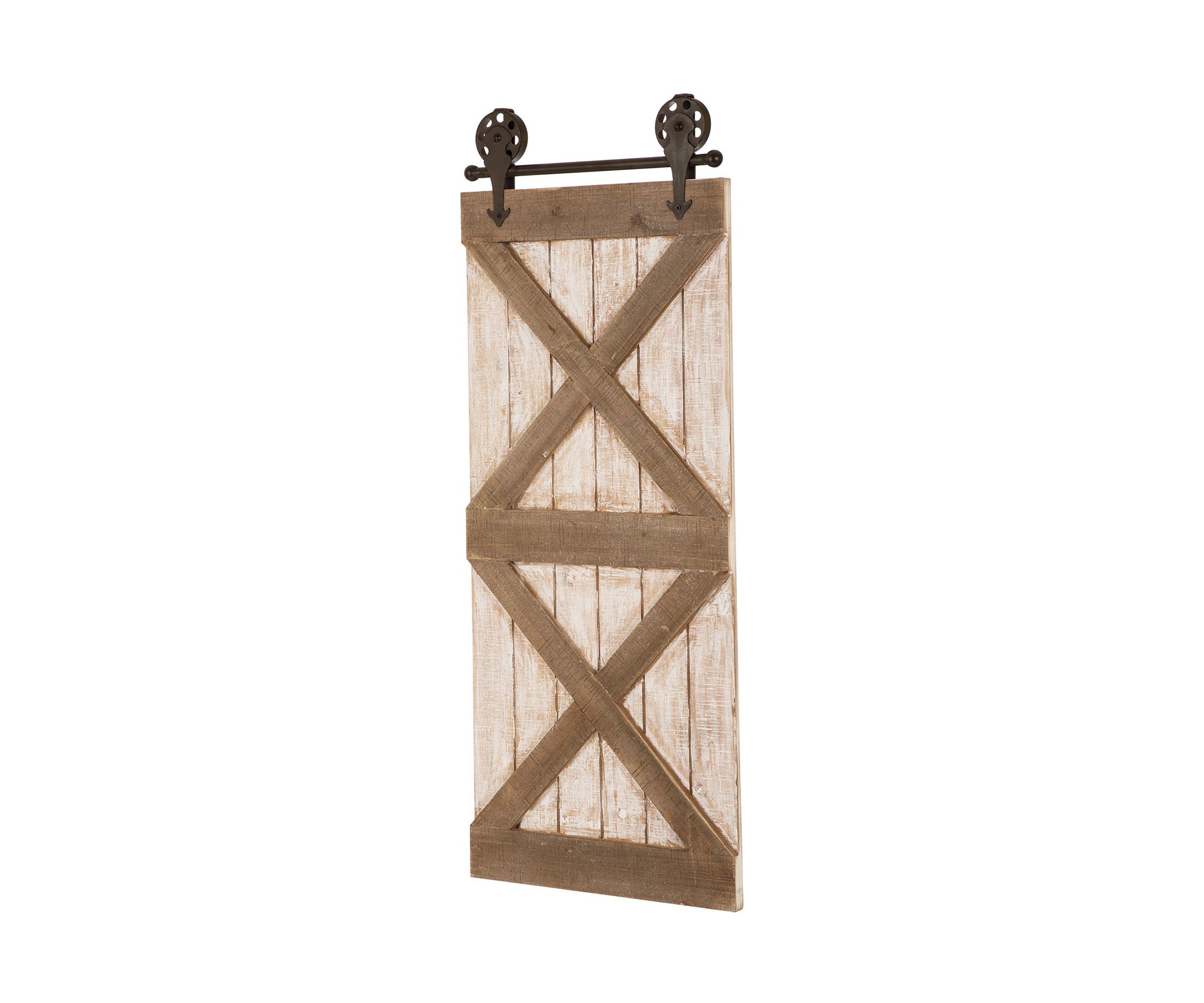 Farmhouse Wooden Barn Door Wall Decor