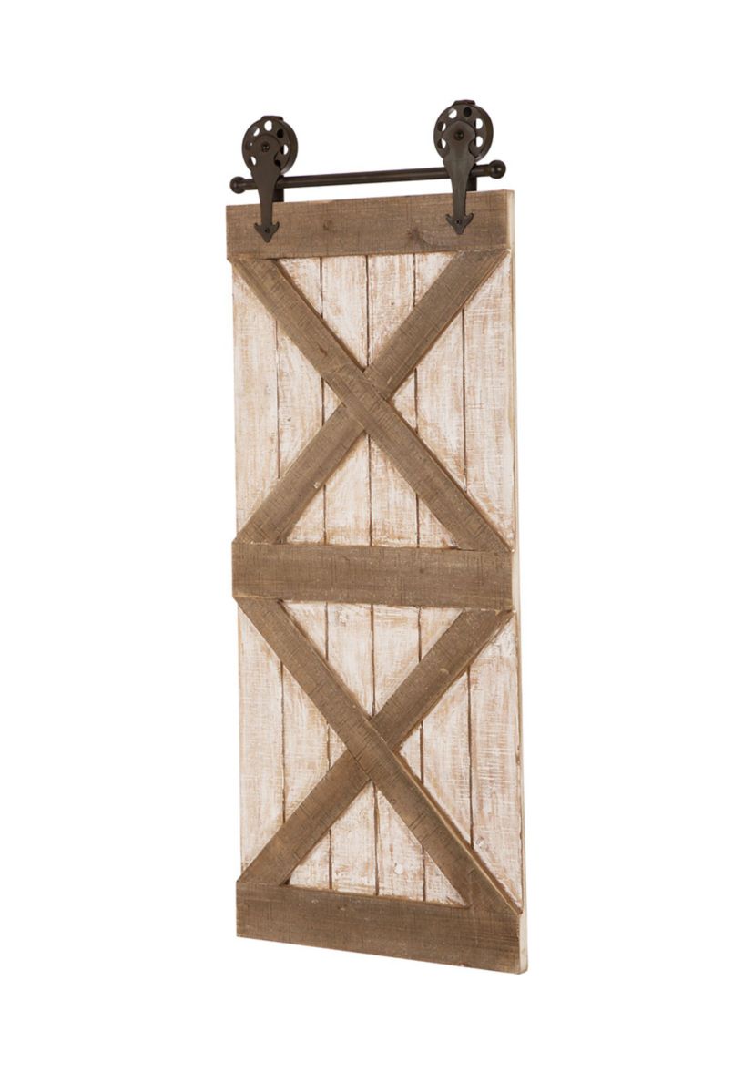 Farmhouse Wooden Barn Door Wall Decor