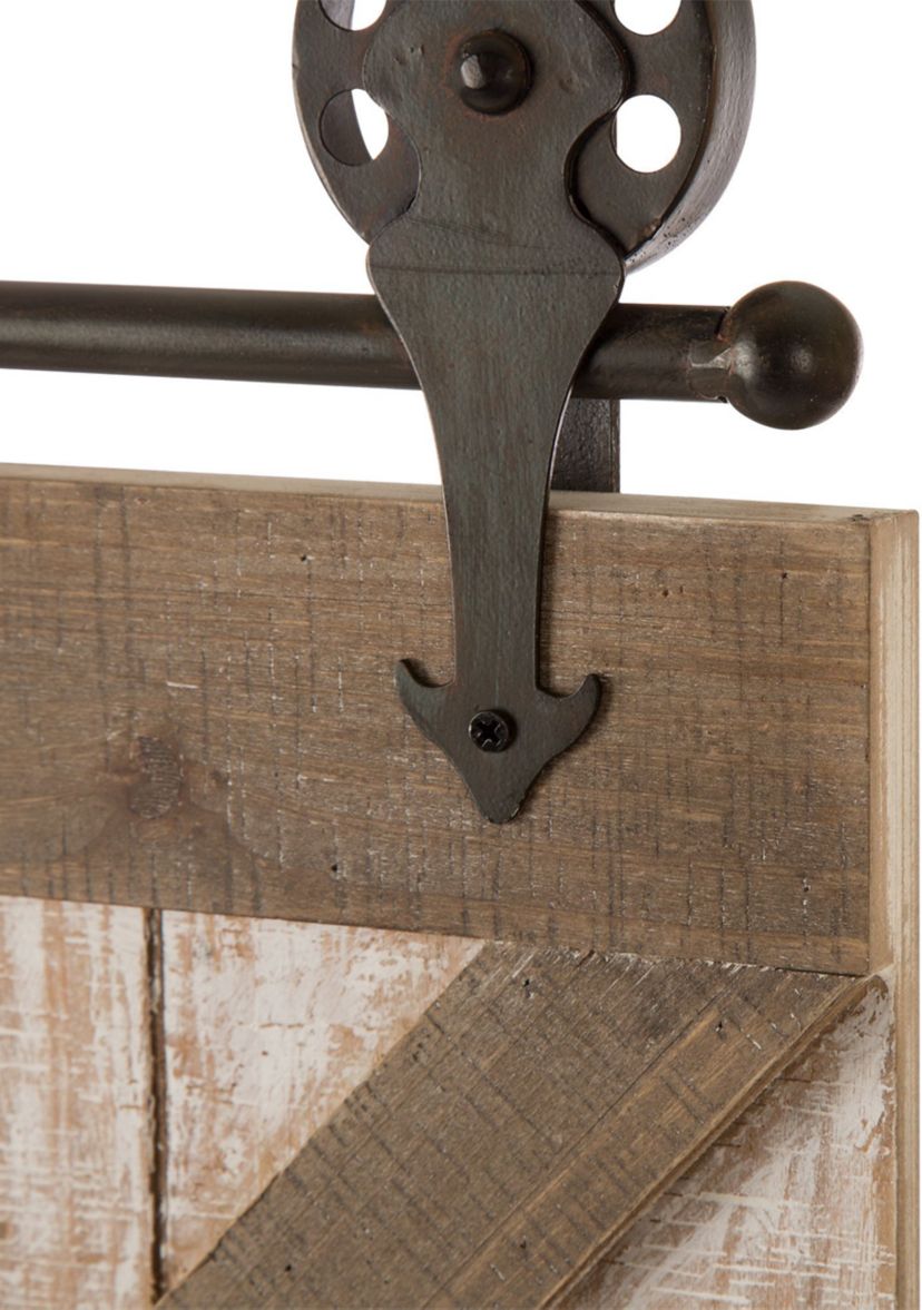Farmhouse Wooden Barn Door Wall Decor