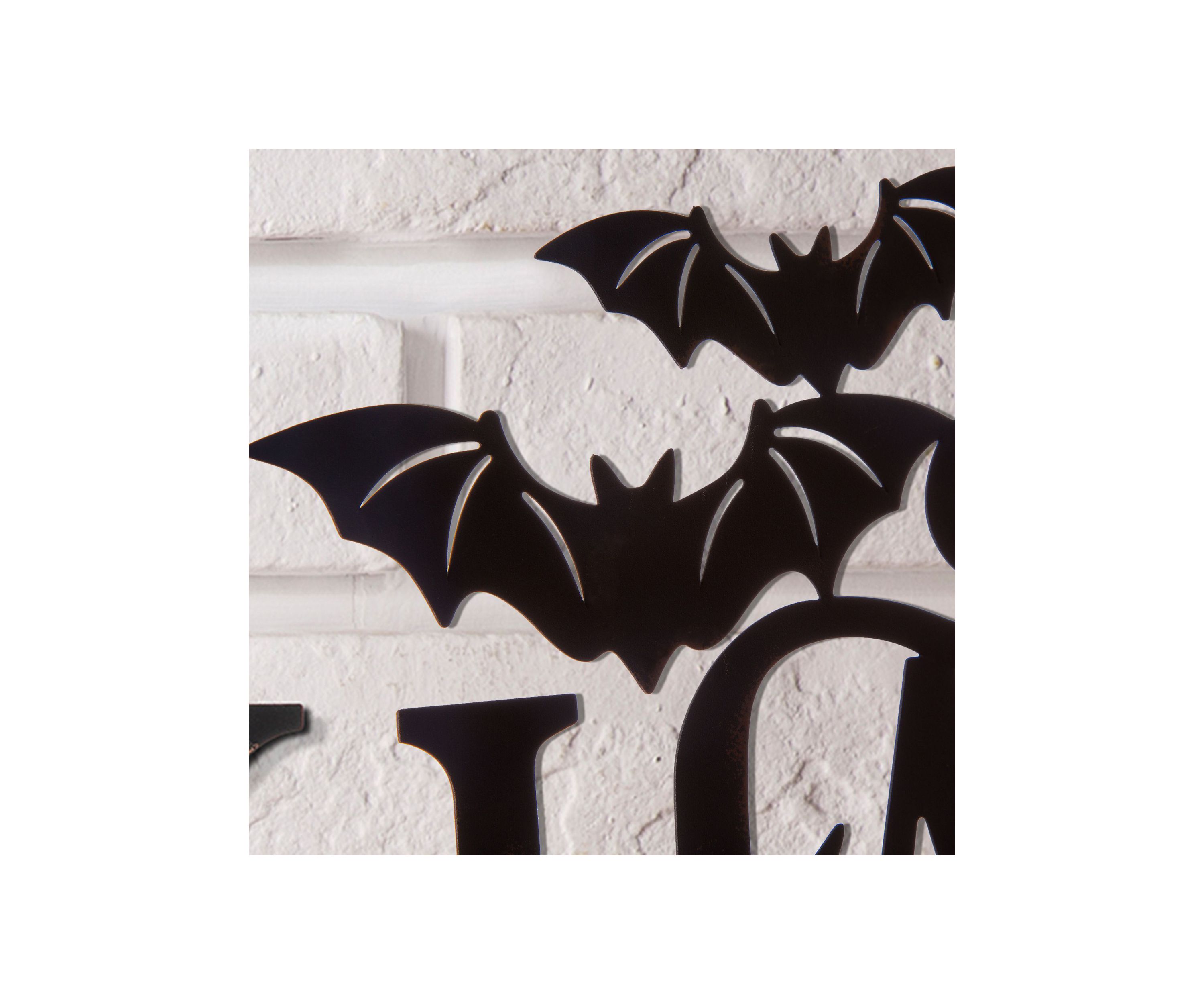 Metal "HAPPY HALLOWEEN" Wall Sign