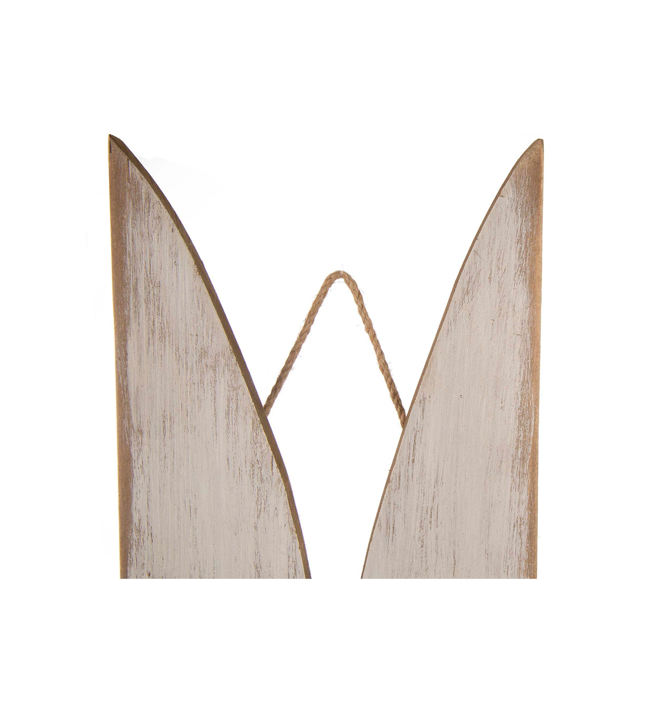 Wooden Easter Welcome Porch Sign with Bunny Ears