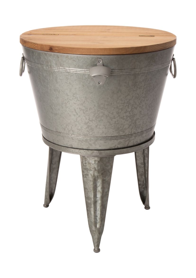 Beverage Tub with Metal Stand 