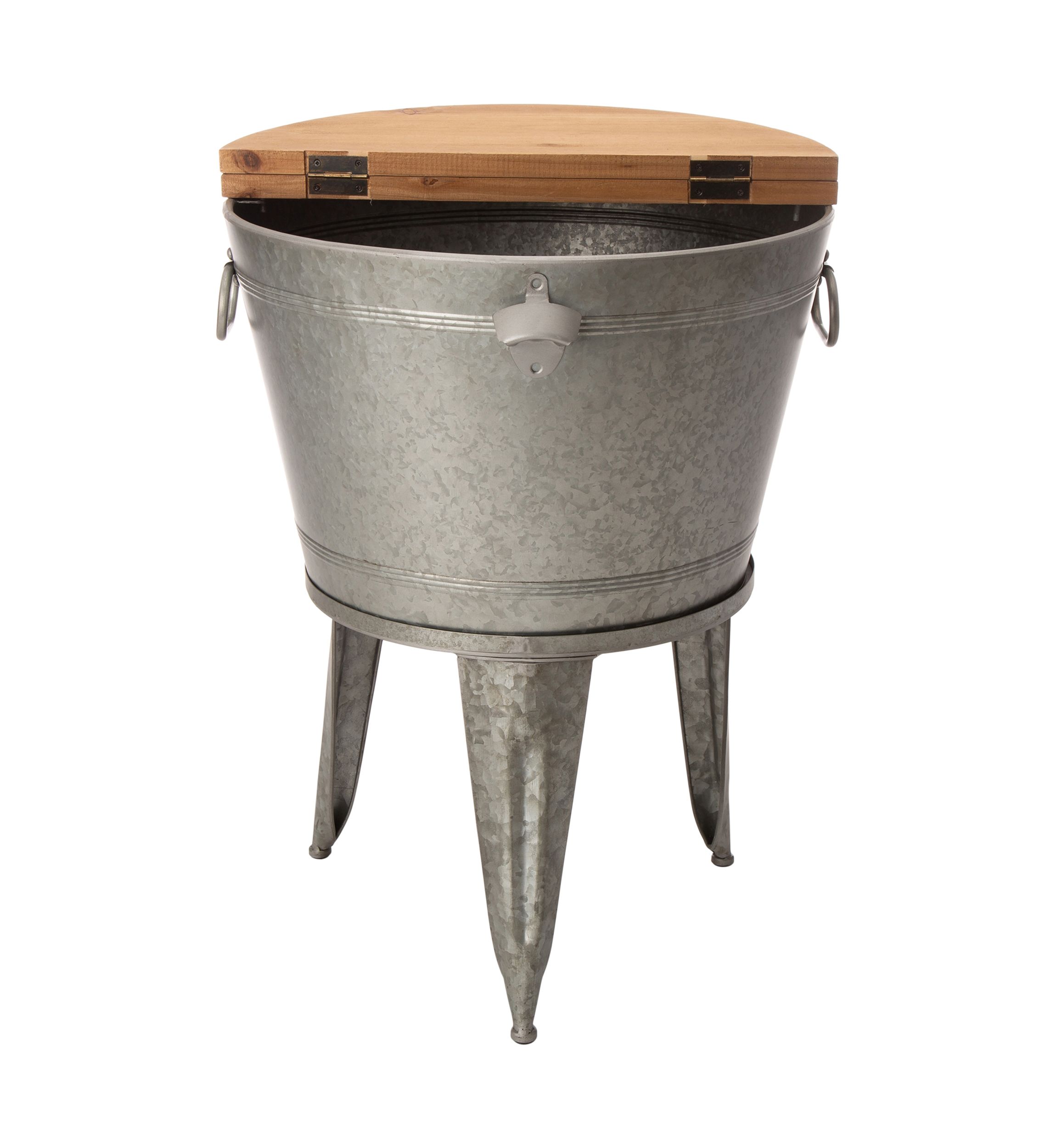 Beverage Tub with Metal Stand 