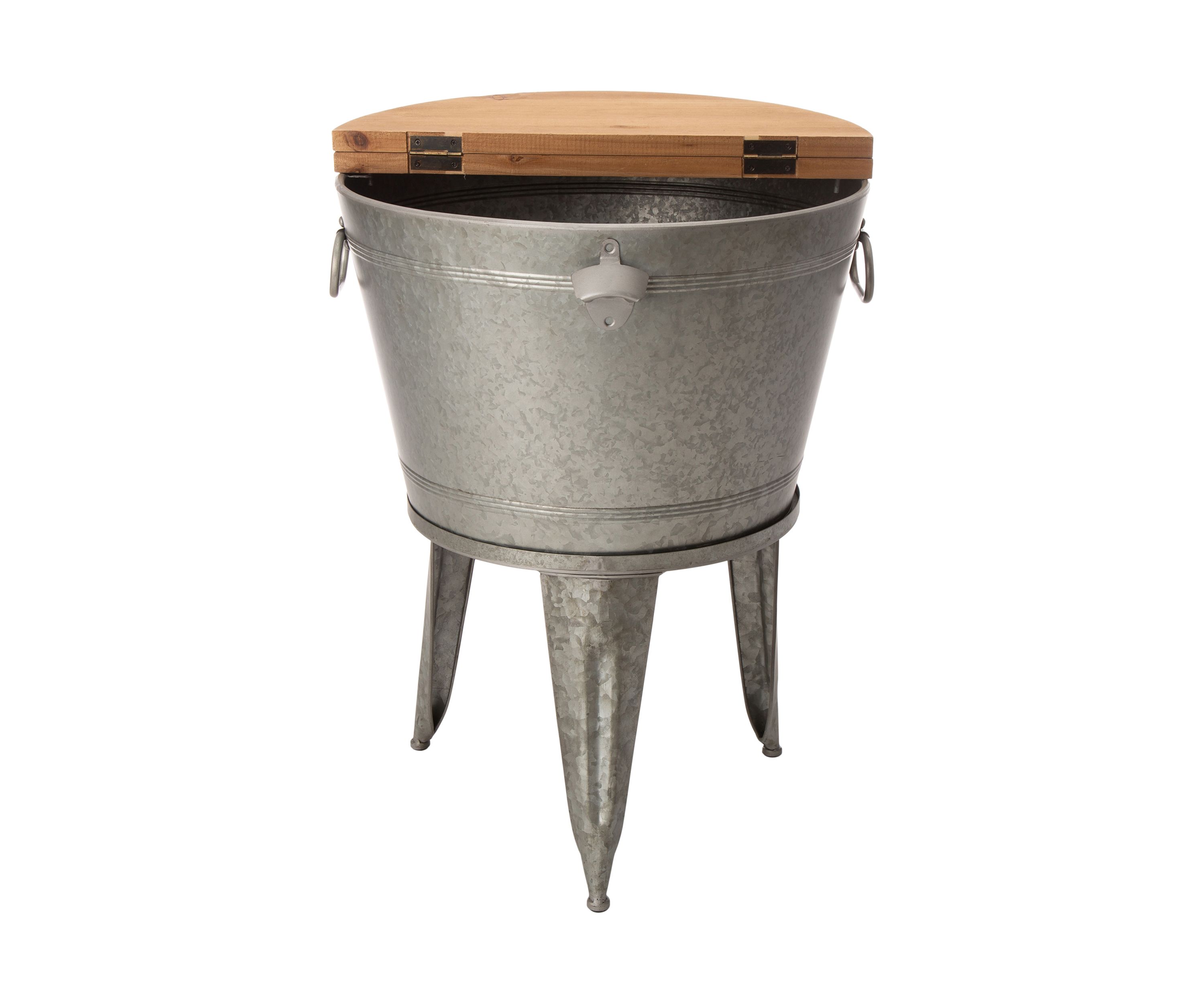 Beverage Tub with Metal Stand 