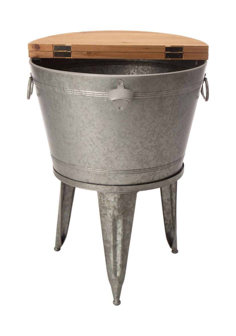 Beverage Tub with Metal Stand 