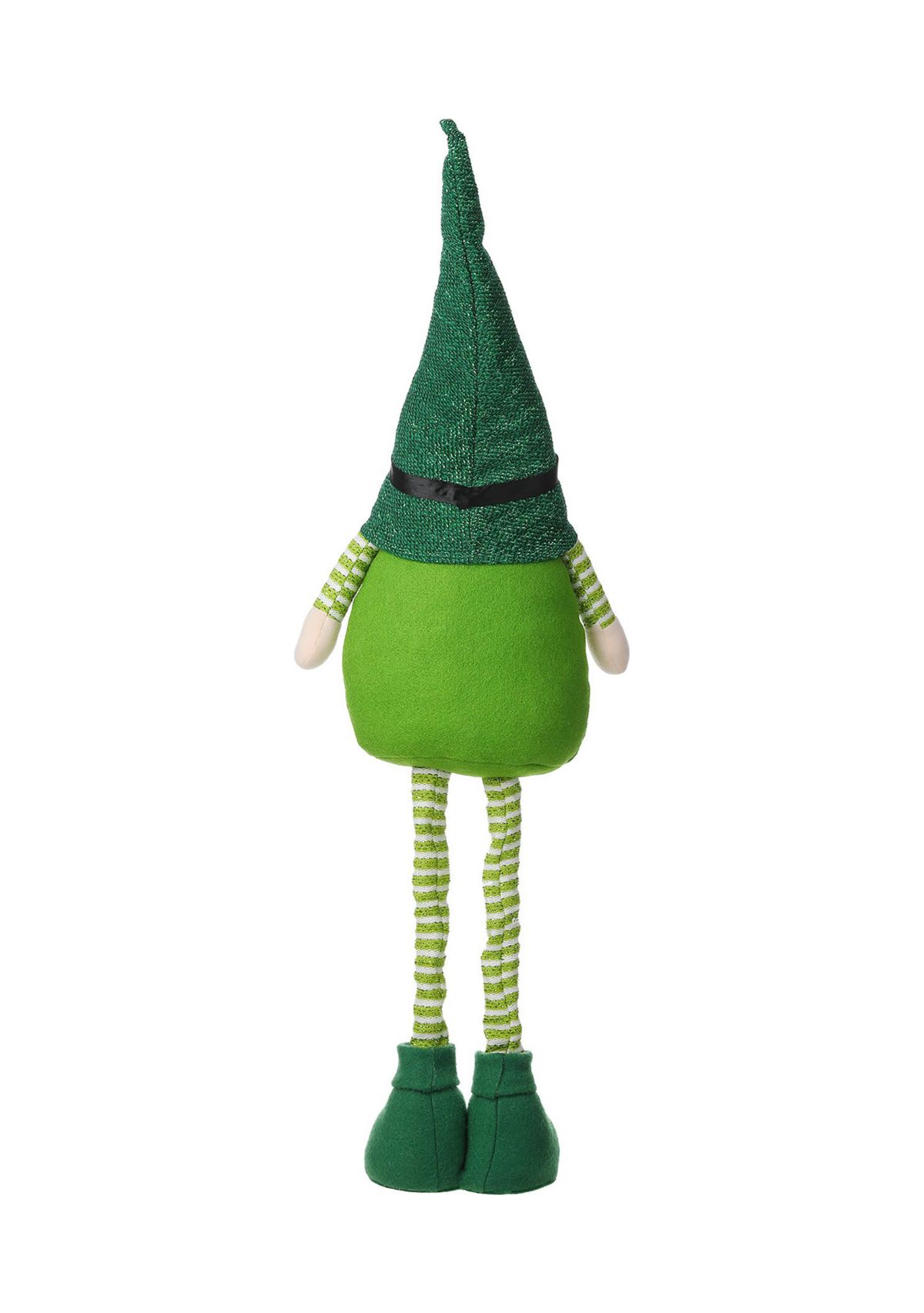 Telescoped Fabric St. Patricks Gnome Standing Decor