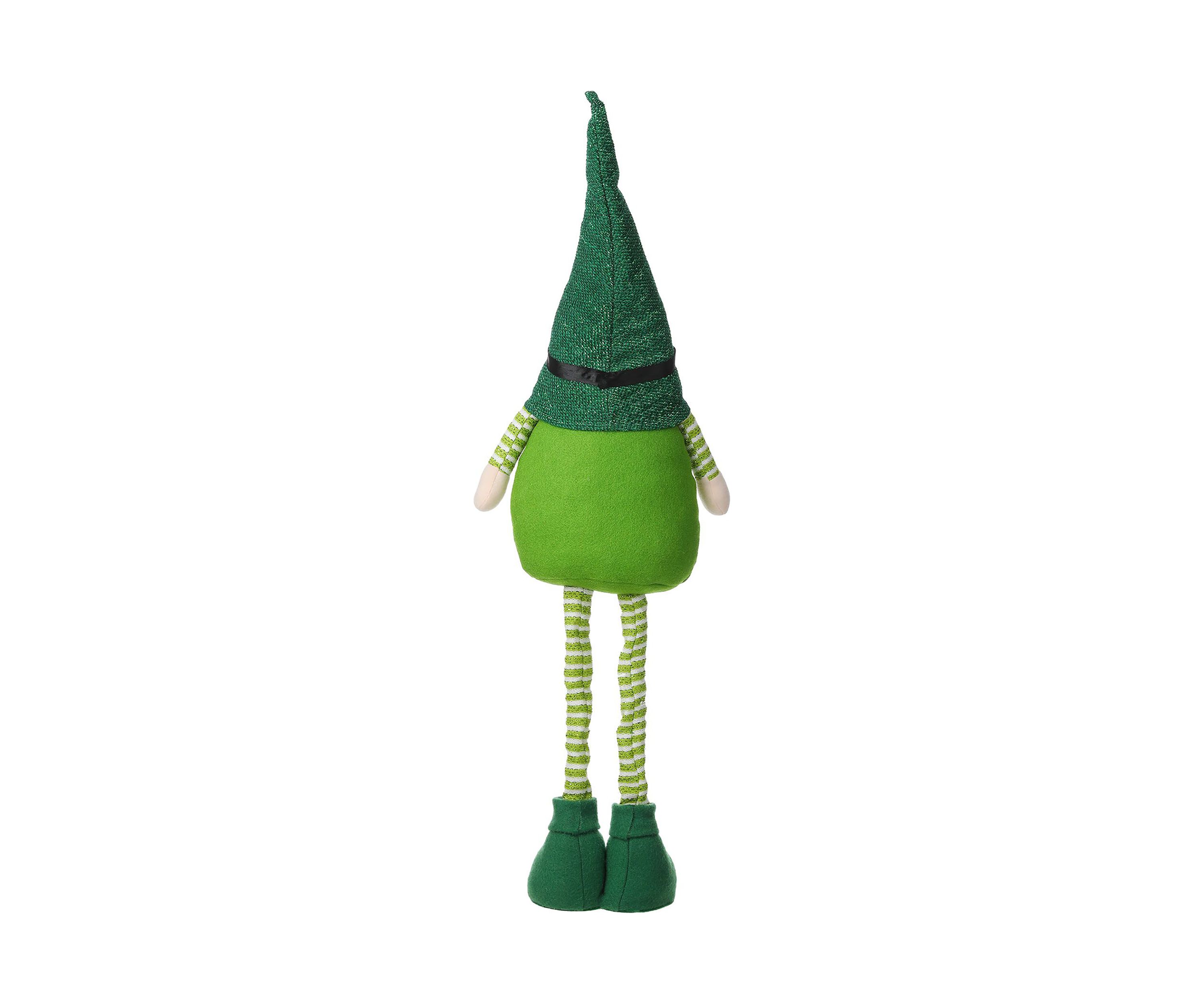 Telescoped Fabric St. Patricks Gnome Standing Decor