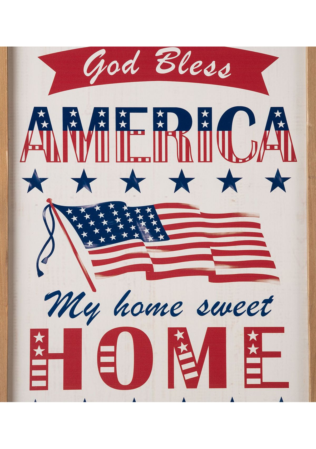 Wooden Patriotic/Americana Floor Décor
