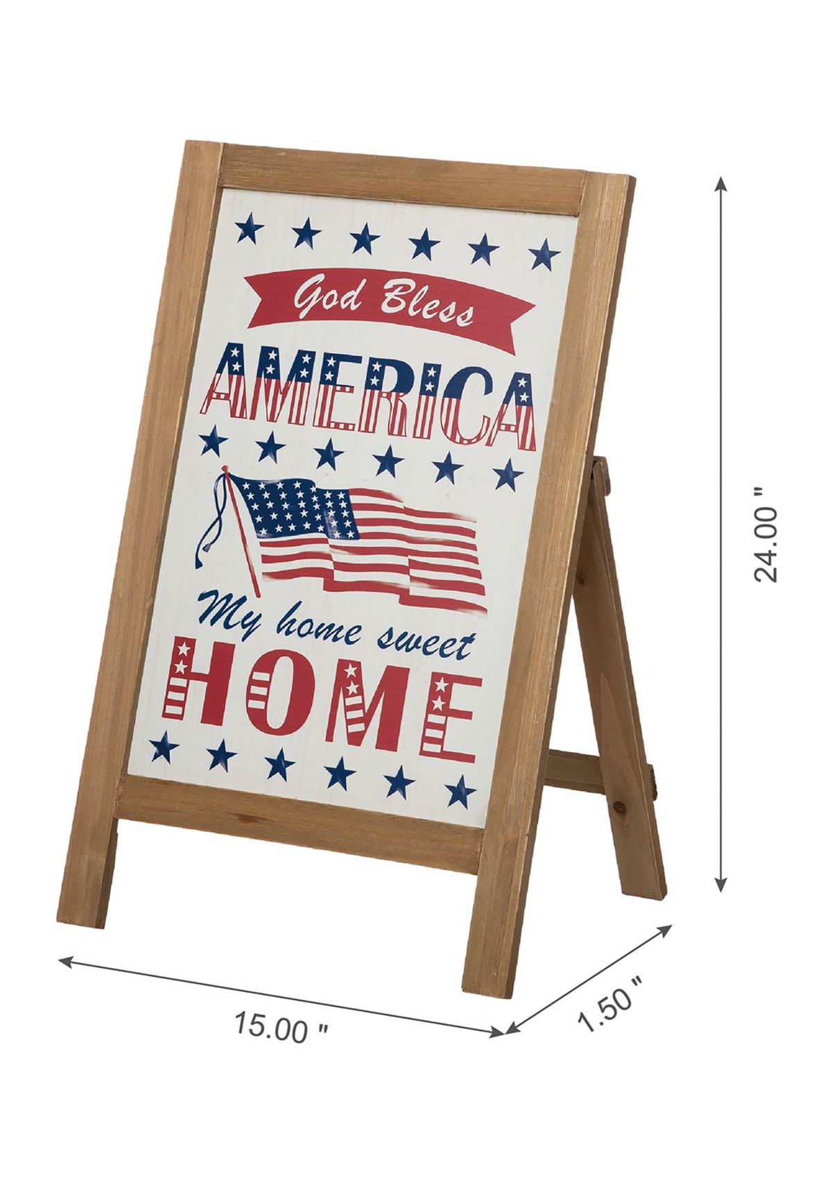 Wooden Patriotic/Americana Floor Décor