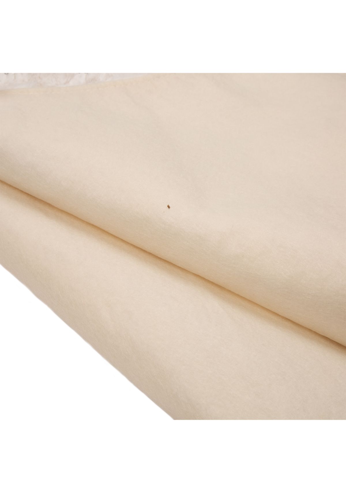 White Plush with Snowflake Christmas Tree Skirt