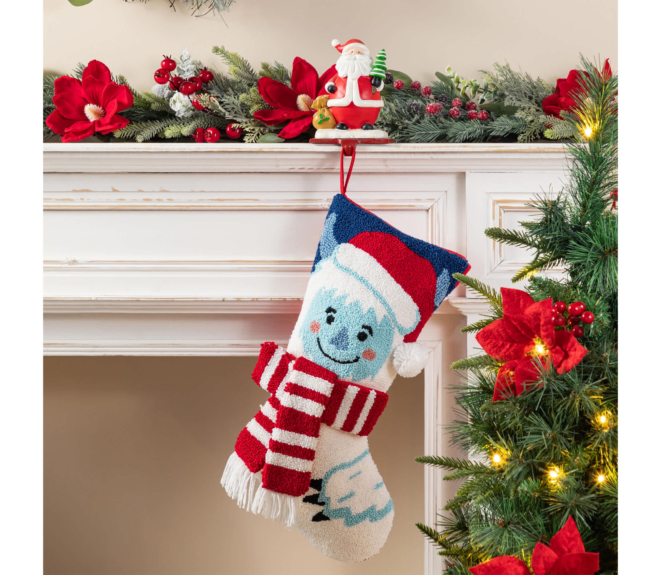 21"L Hooked Stocking, Yeti