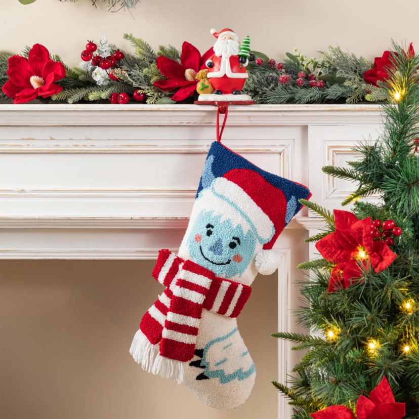 21"L Hooked Stocking, Yeti