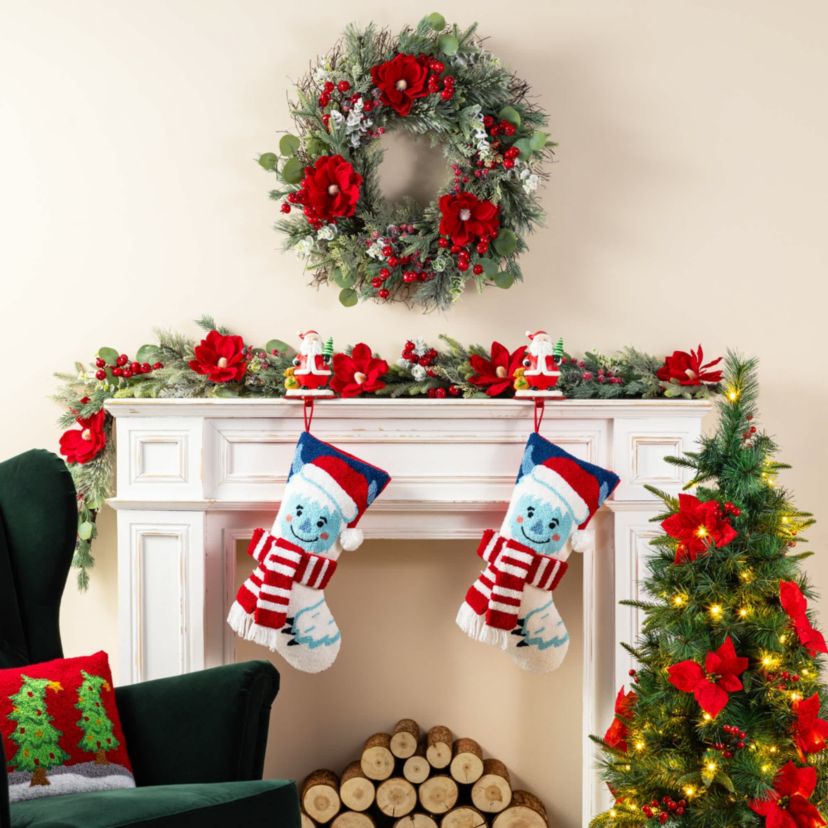 21"L Hooked Stocking, Yeti