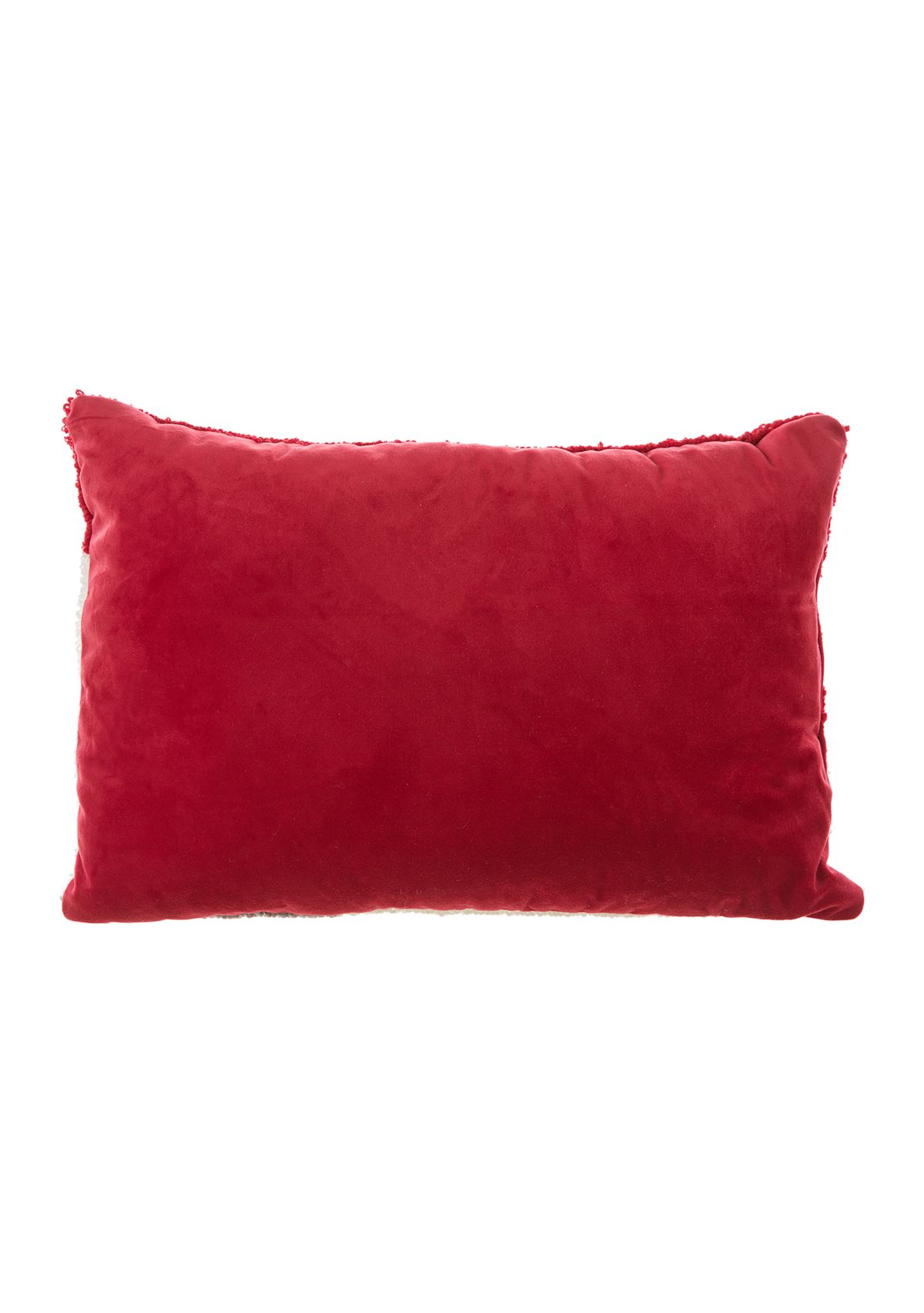 Hooked Christmas Cat Pillow