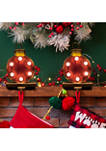 2 Pack Marquee LED Ornament Stocking Holder