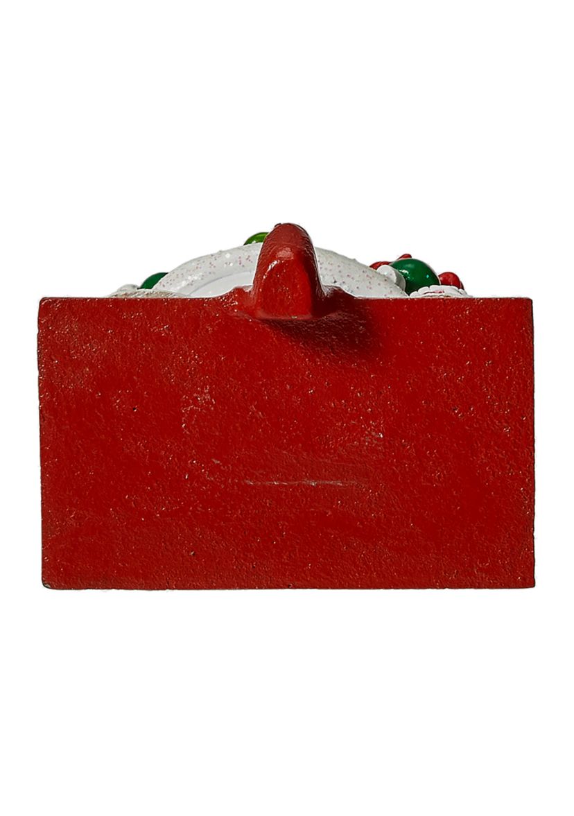 Set of 3 Resin Santa, Snowman, Penguin Stocking Holders