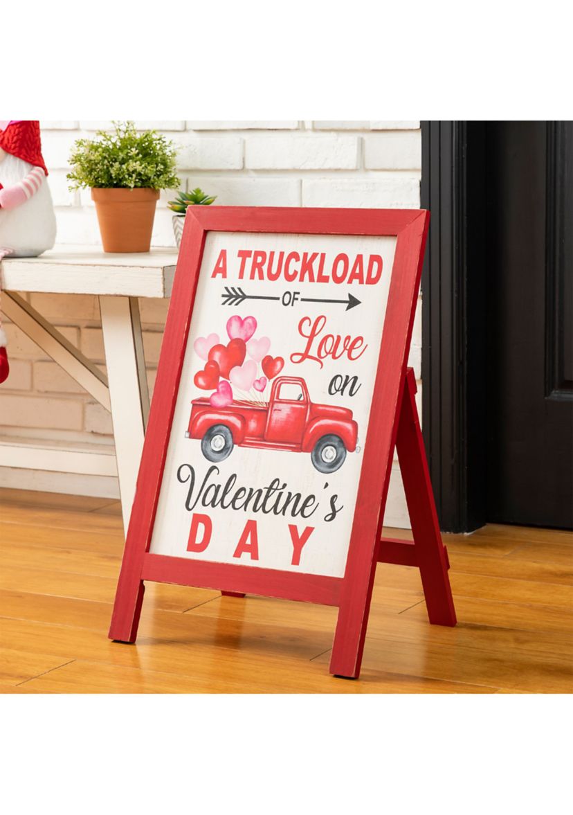 60"H Happy Valentines Day Porch Sign (KD)