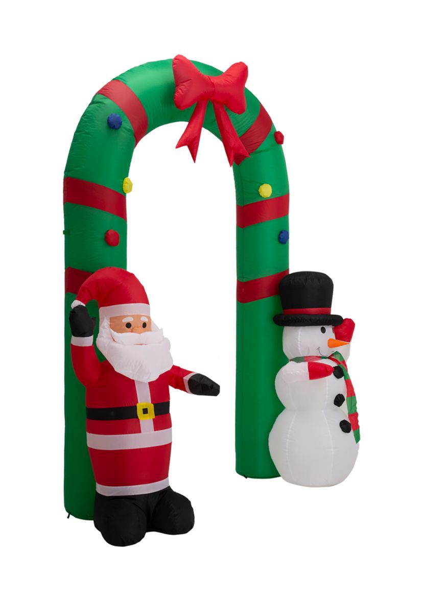 Inflatable Santa Snowman Gate Arch