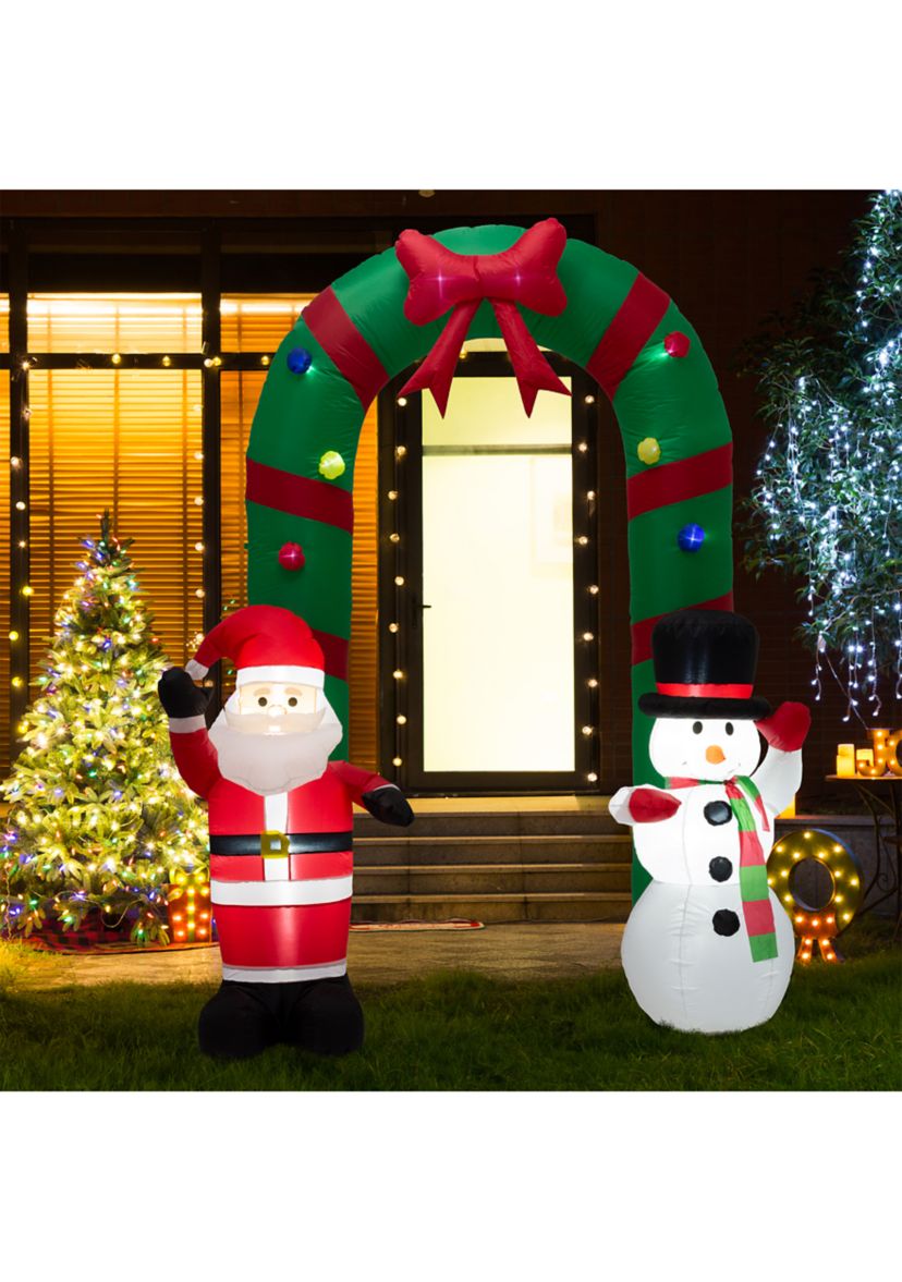 Inflatable Santa Snowman Gate Arch