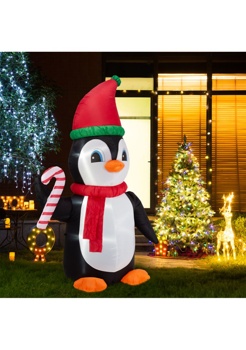 Lighted Inflatable Penguin Décor