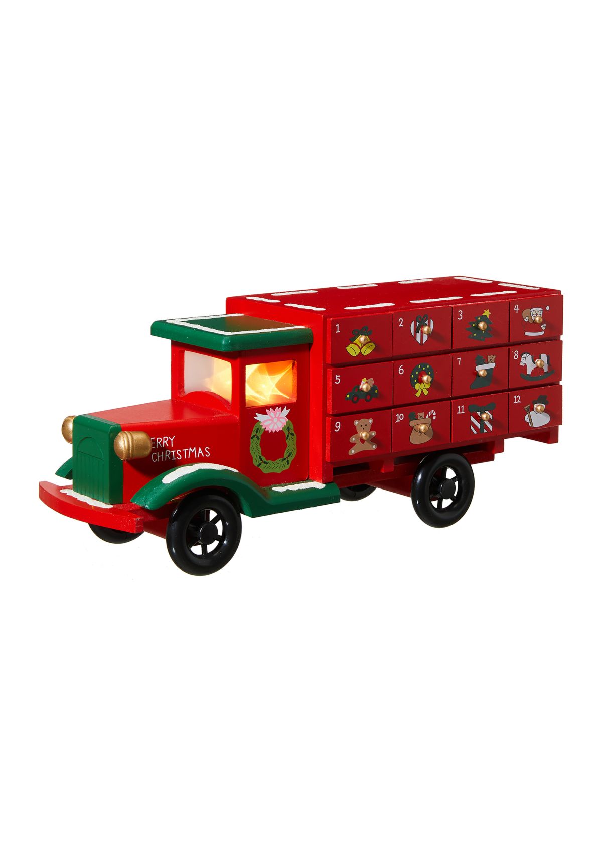 Wooden Christmas Truck Countdown